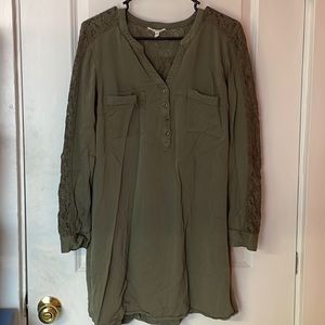 Maurice’s long sleeve army green dress size xxl